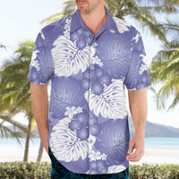 Purple Aloha Hawaii Hawaiian Shirt Monstera Hibiscus Plumeria Seamless Vibes LT14 - Polynesian Pride