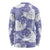 Purple Aloha Hawaii Long Sleeve Shirt Monstera Hibiscus Plumeria Seamless Vibes - Polynesian Pride