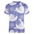 Purple Aloha Hawaii Women V-Neck T-Shirt Monstera Hibiscus Plumeria Seamless Vibes - Polynesian Pride
