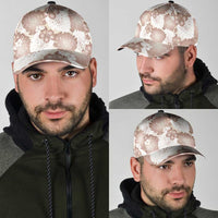 Mocha Mousse Aloha Hawaii Classic Cap Monstera Hibiscus Plumeria Seamless Vibes - Polynesian Pride