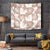 Mocha Mousse Aloha Hawaii Tapestry Monstera Hibiscus Plumeria Seamless Vibes - Polynesian Pride