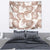 Mocha Mousse Aloha Hawaii Tapestry Monstera Hibiscus Plumeria Seamless Vibes - Polynesian Pride