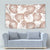Mocha Mousse Aloha Hawaii Tapestry Monstera Hibiscus Plumeria Seamless Vibes - Polynesian Pride