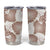 Mocha Mousse Aloha Hawaii Tumbler Cup Monstera Hibiscus Plumeria Seamless Vibes - Polynesian Pride
