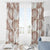 Mocha Mousse Aloha Hawaii Window Curtain Monstera Hibiscus Plumeria Seamless Vibes - Polynesian Pride