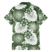Sage Green Aloha Hawaii Hawaiian Shirt Monstera Hibiscus Plumeria Seamless Vibes LT14 - Polynesian Pride
