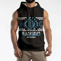 Aotearoa Atua Ranginui Personalised Sleeveless Hoodie Maori Sky Father Taniko Motifs LT14 - Polynesian Pride
