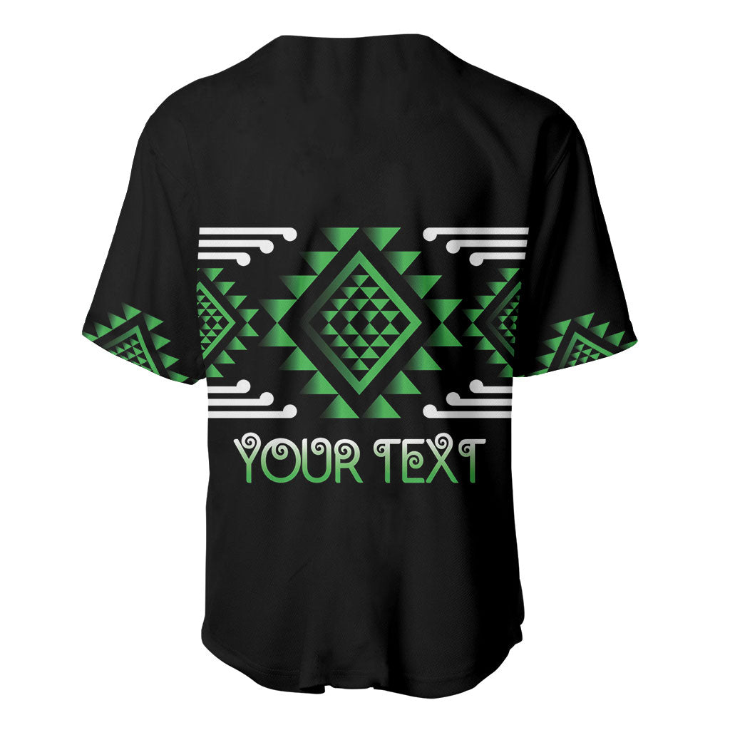 Aotearoa Atua Papatuanuku Personalised Baseball Jersey Maori Earth Mother Taniko Motifs LT14 - Polynesian Pride