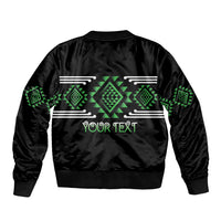 Aotearoa Atua Papatuanuku Personalised Bomber Jacket Maori Earth Mother Taniko Motifs LT14 - Polynesian Pride