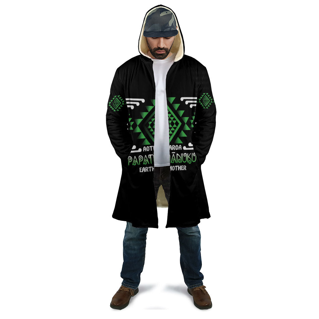 Aotearoa Atua Papatuanuku Personalised Cloak Maori Earth Mother Taniko Motifs LT14 - Polynesian Pride