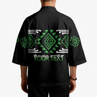 Aotearoa Atua Papatuanuku Personalised Kimono Maori Earth Mother Taniko Motifs LT14 - Polynesian Pride