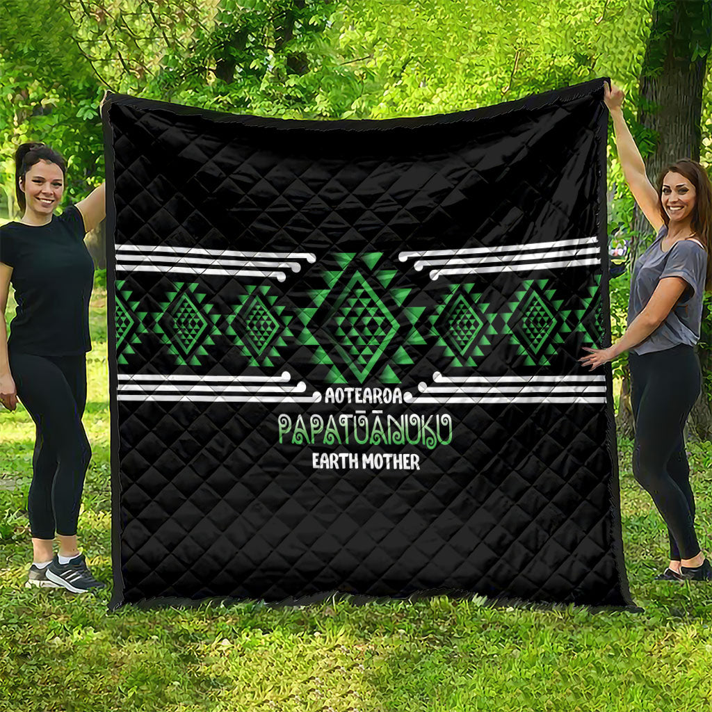 Aotearoa Atua Papatuanuku Quilt Maori Earth Mother Taniko Motifs LT14 - Polynesian Pride