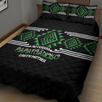 Aotearoa Atua Papatuanuku Quilt Bed Set Maori Earth Mother Taniko Motifs LT14 - Polynesian Pride