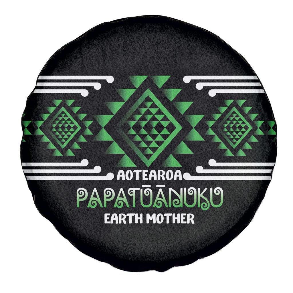 Aotearoa Atua Papatuanuku Spare Tire Cover Maori Earth Mother Taniko Motifs LT14 - Polynesian Pride
