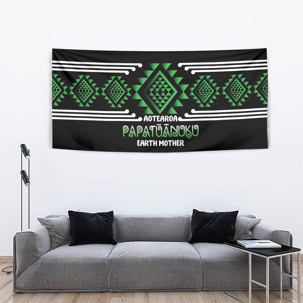 Aotearoa Atua Papatuanuku Tapestry Maori Earth Mother Taniko Motifs LT14 - Polynesian Pride