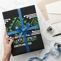 Aotearoa Atua Papatuanuku Wrapping Paper Maori Earth Mother Taniko Motifs LT14 - Polynesian Pride