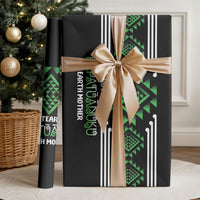 Aotearoa Atua Papatuanuku Wrapping Paper Maori Earth Mother Taniko Motifs LT14 - Polynesian Pride