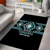 Aotearoa Atua Tangaroa Area Rug Maori God Of The Sea Taniko Motifs LT14 - Polynesian Pride