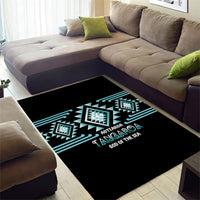 Aotearoa Atua Tangaroa Area Rug Maori God Of The Sea Taniko Motifs LT14 - Polynesian Pride