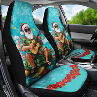 Hawaii Christmas Car Seat Cover Mele Kalikimaka Poinsettia Lei - Cyan LT14 - Polynesian Pride