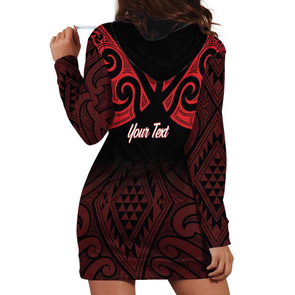 Personalised Keep Maori Wards New Zealand Hoodie Dress Stronger Together Aotearoa Taniko LT14 - Polynesian Pride