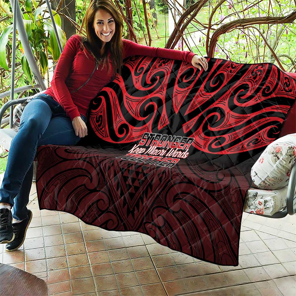 Keep Maori Wards New Zealand Quilt Stronger Together Aotearoa Taniko - Polynesian Pride
