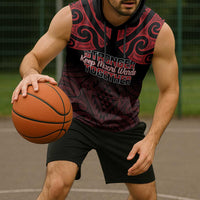 Personalised Keep Maori Wards New Zealand Sleeveless Hoodie Stronger Together Aotearoa Taniko LT14 - Polynesian Pride