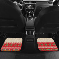 Mele Kalikimaka Hawaii Car Mats Funny Beer-Loving Santa Hawaiian Tropical - Polynesian Pride