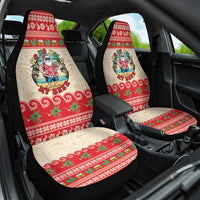 Mele Kalikimaka Hawaii Car Seat Cover Funny Beer-Loving Santa Hawaiian Tropical LT14 One Size Red - Polynesian Pride