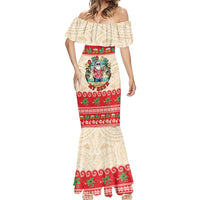 Mele Kalikimaka Hawaii Mermaid Dress Funny Beer-Loving Santa Hawaiian Tropical LT14 - Polynesian Pride
