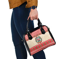 Mele Kalikimaka Hawaii Shoulder Handbag Funny Beer-Loving Santa Hawaiian Tropical LT14 - Polynesian Pride