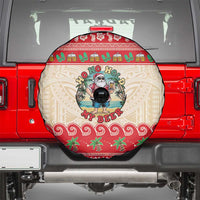 Mele Kalikimaka Hawaii Spare Tire Cover Funny Beer-Loving Santa Hawaiian Tropical LT14 - Polynesian Pride