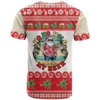 Mele Kalikimaka Hawaii T Shirt Funny Beer-Loving Santa Hawaiian Tropical - Polynesian Pride