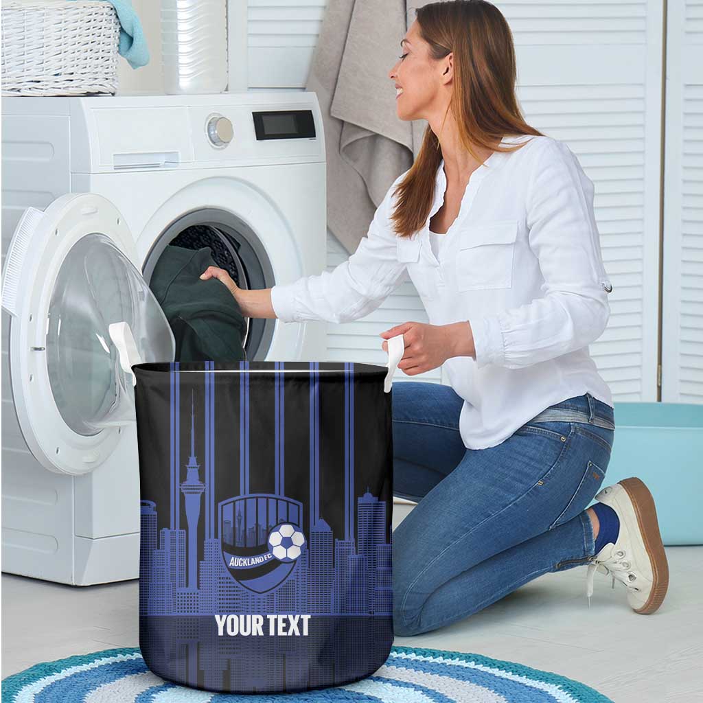 New Zealand Auckland Football Custom Laundry Basket Go City of Sails Est 2025 LT14 - Polynesian Pride