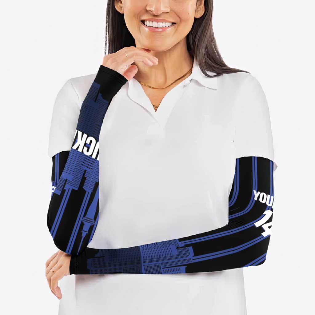 New Zealand Auckland Football Custom Arm Sleeves Go City of Sails Est 2025 LT14 - Polynesian Pride