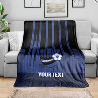 New Zealand Auckland Football Custom Blanket Go City of Sails Est 2025 LT14 - Polynesian Pride