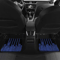 New Zealand Auckland Football Custom Car Mats Go City of Sails Est 2025 LT14 Set 2pcs - Back Black - Polynesian Pride