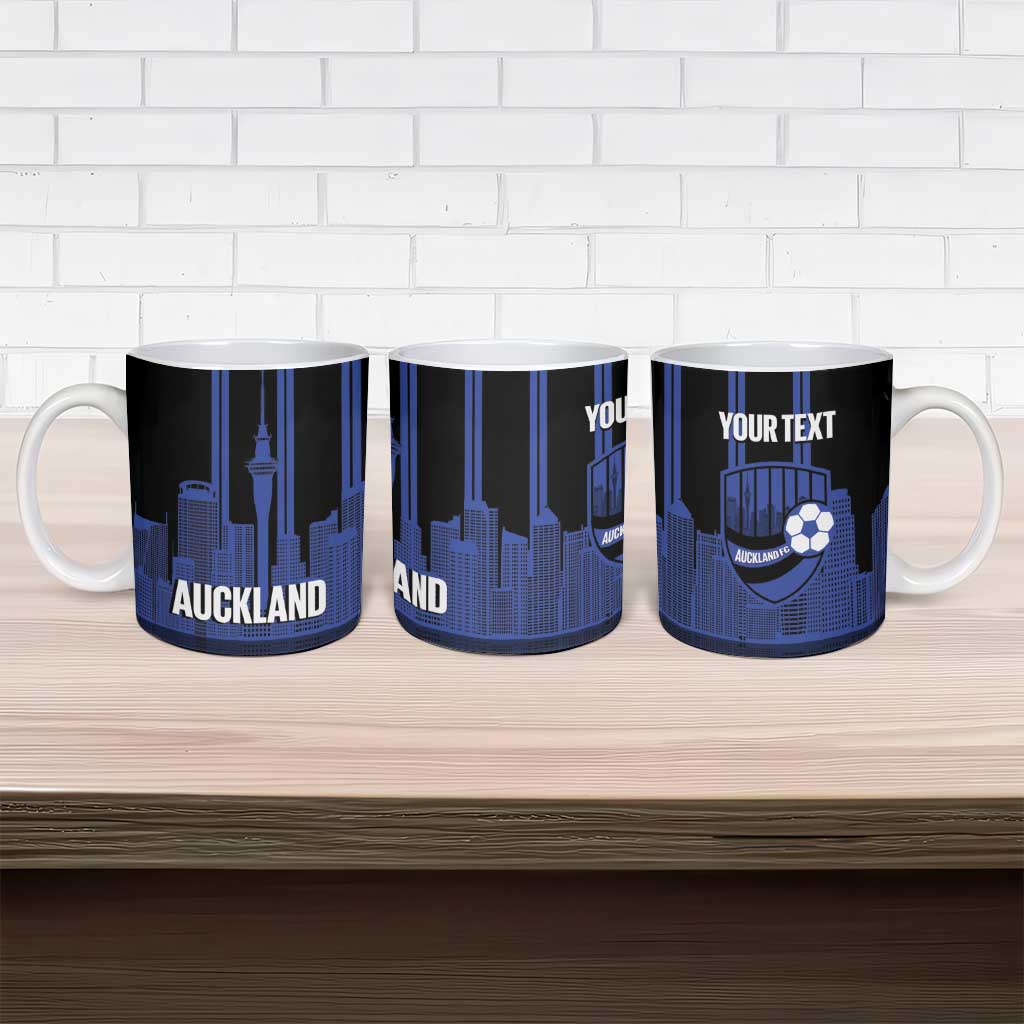 New Zealand Auckland Football Custom Ceramic Mug Go City of Sails Est 2025 LT14 - Polynesian Pride