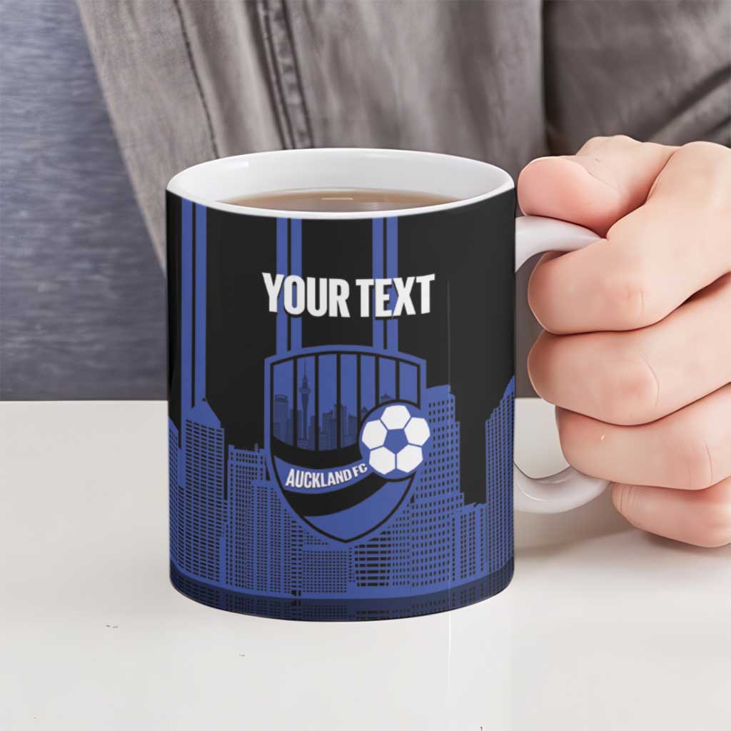 New Zealand Auckland Football Custom Ceramic Mug Go City of Sails Est 2025 LT14 - Polynesian Pride