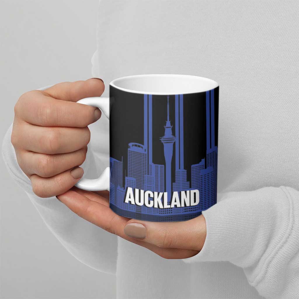 New Zealand Auckland Football Custom Ceramic Mug Go City of Sails Est 2025 LT14 - Polynesian Pride