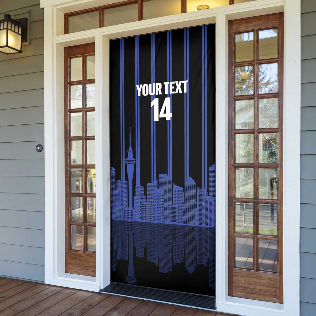 New Zealand Auckland Football Custom Door Cover Go City of Sails Est 2025 LT14 - Polynesian Pride