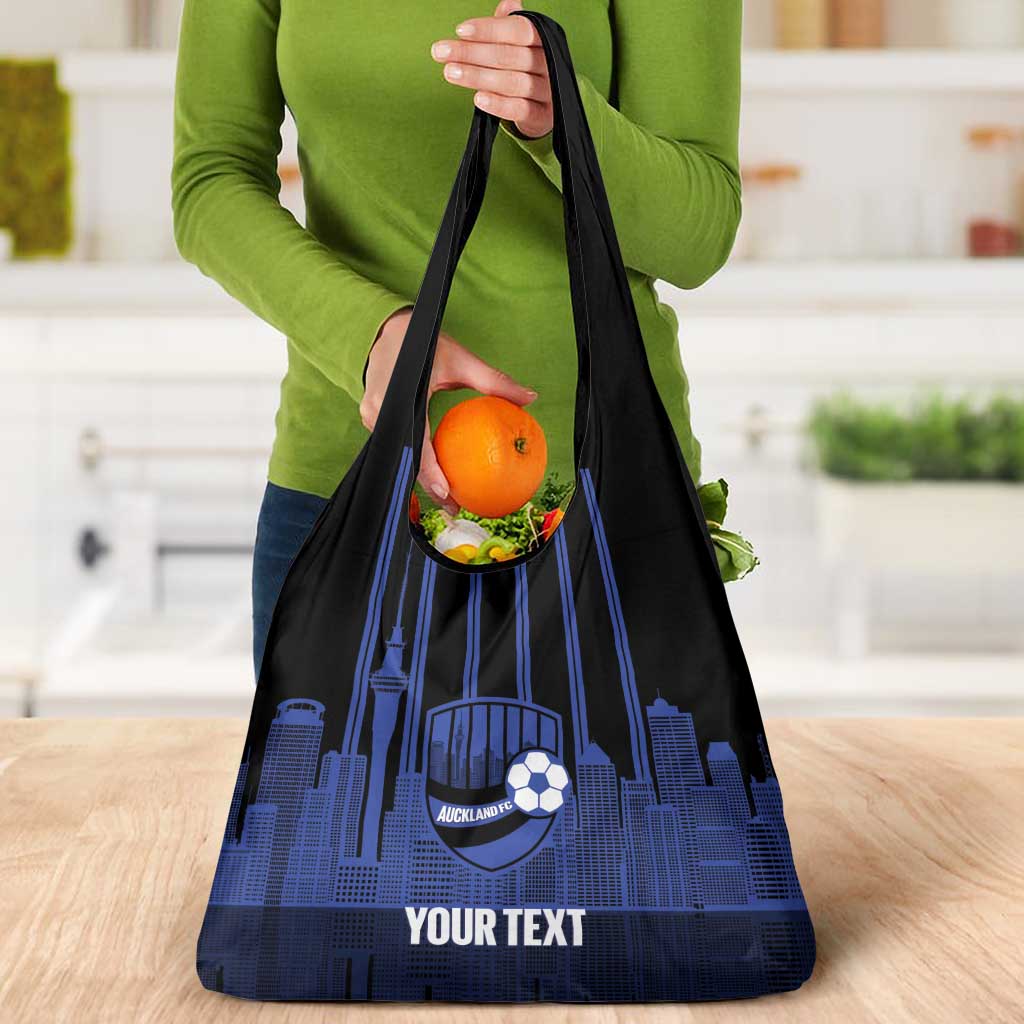 New Zealand Auckland Football Custom Grocery Bag Go City of Sails Est 2025 LT14 - Polynesian Pride
