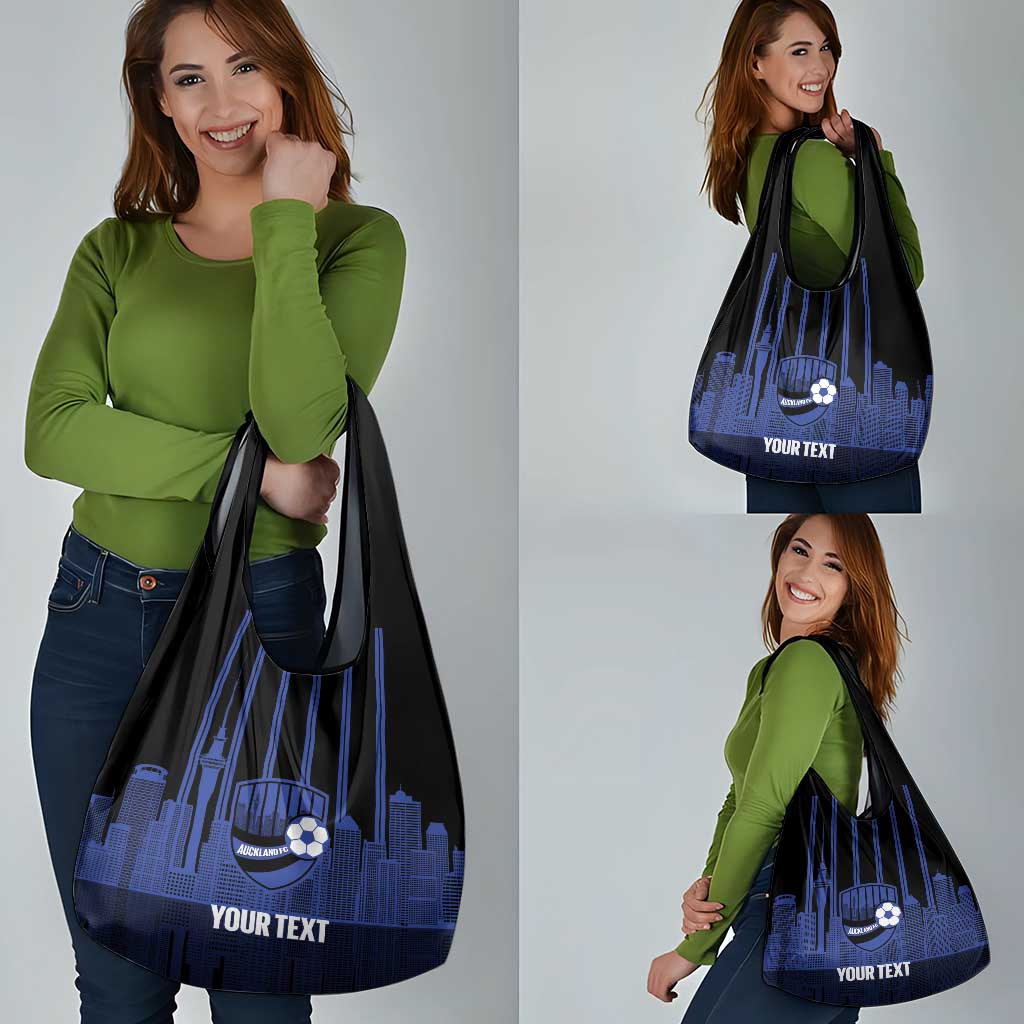New Zealand Auckland Football Custom Grocery Bag Go City of Sails Est 2025 LT14 - Polynesian Pride