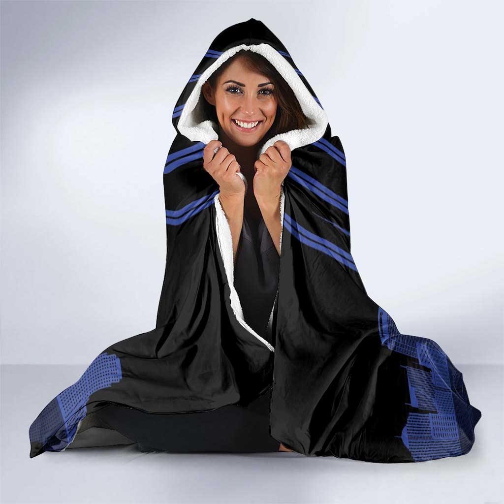New Zealand Auckland Football Custom Hooded Blanket Go City of Sails Est 2025 LT14 - Polynesian Pride