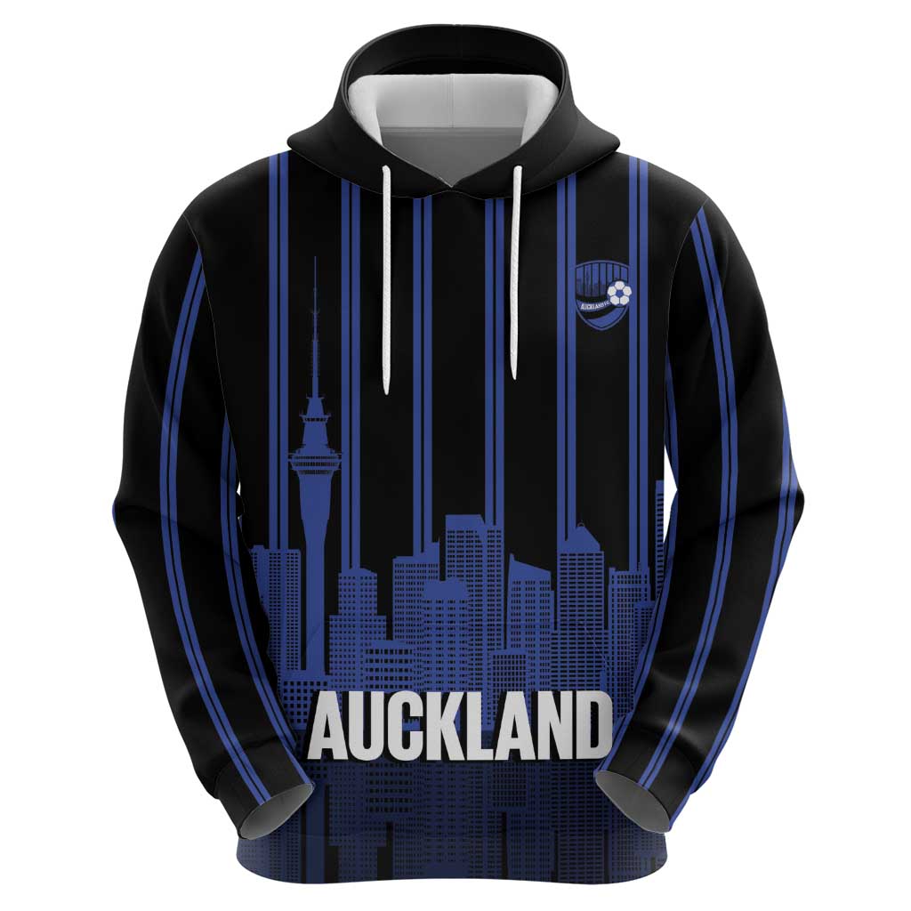 New Zealand Auckland Football Custom Hoodie Go City of Sails Est 2025 LT14 - Polynesian Pride