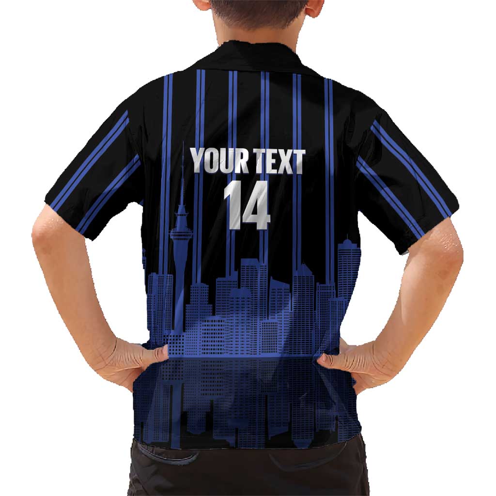 New Zealand Auckland Football Custom Kid Hawaiian Shirt Go City of Sails Est 2025 LT14 - Polynesian Pride