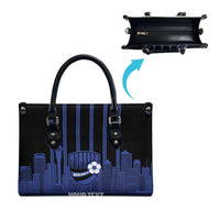 New Zealand Auckland Football Custom Leather Bag Go City of Sails Est 2025 LT14 - Polynesian Pride