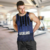 New Zealand Auckland Football Custom Men Tank Top Go City of Sails Est 2025 LT14 Black - Polynesian Pride