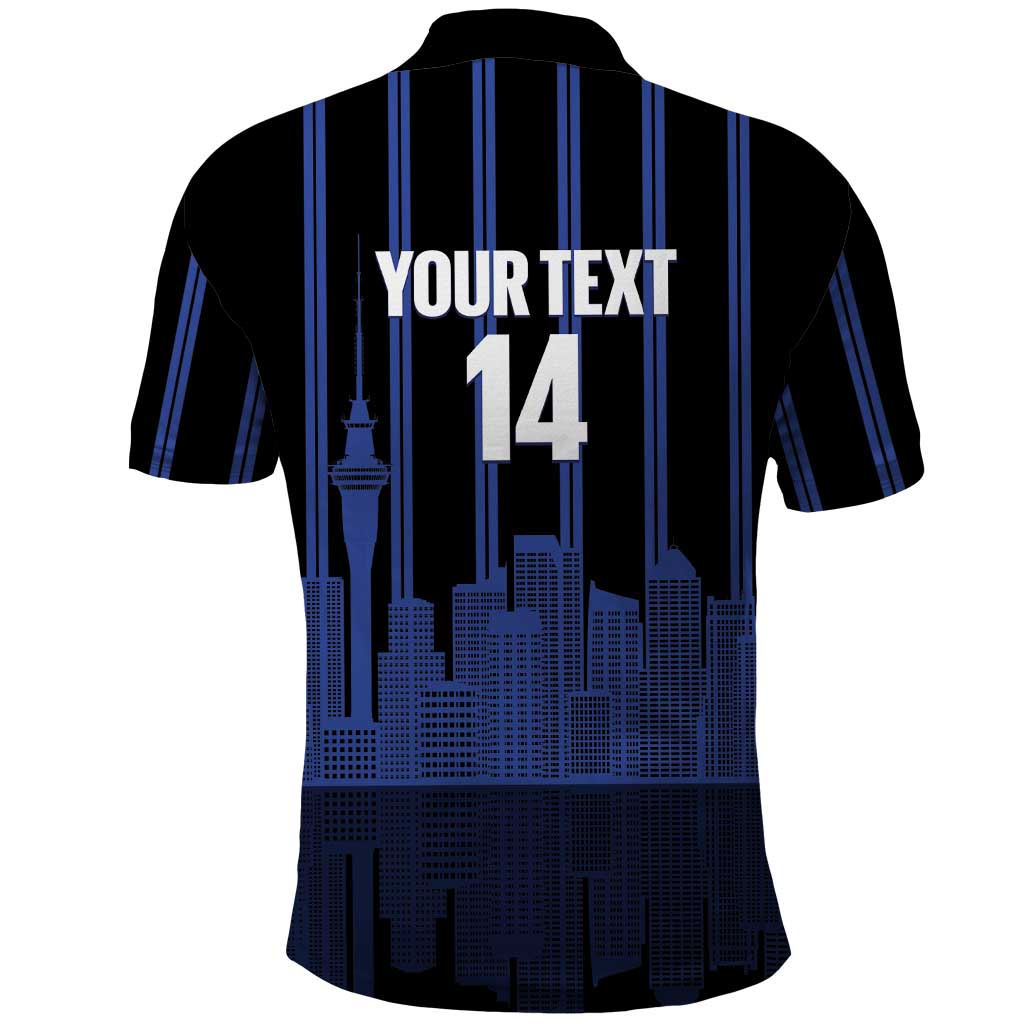 New Zealand Auckland Football Custom Polo Shirt Go City of Sails Est 2025 LT14 - Polynesian Pride