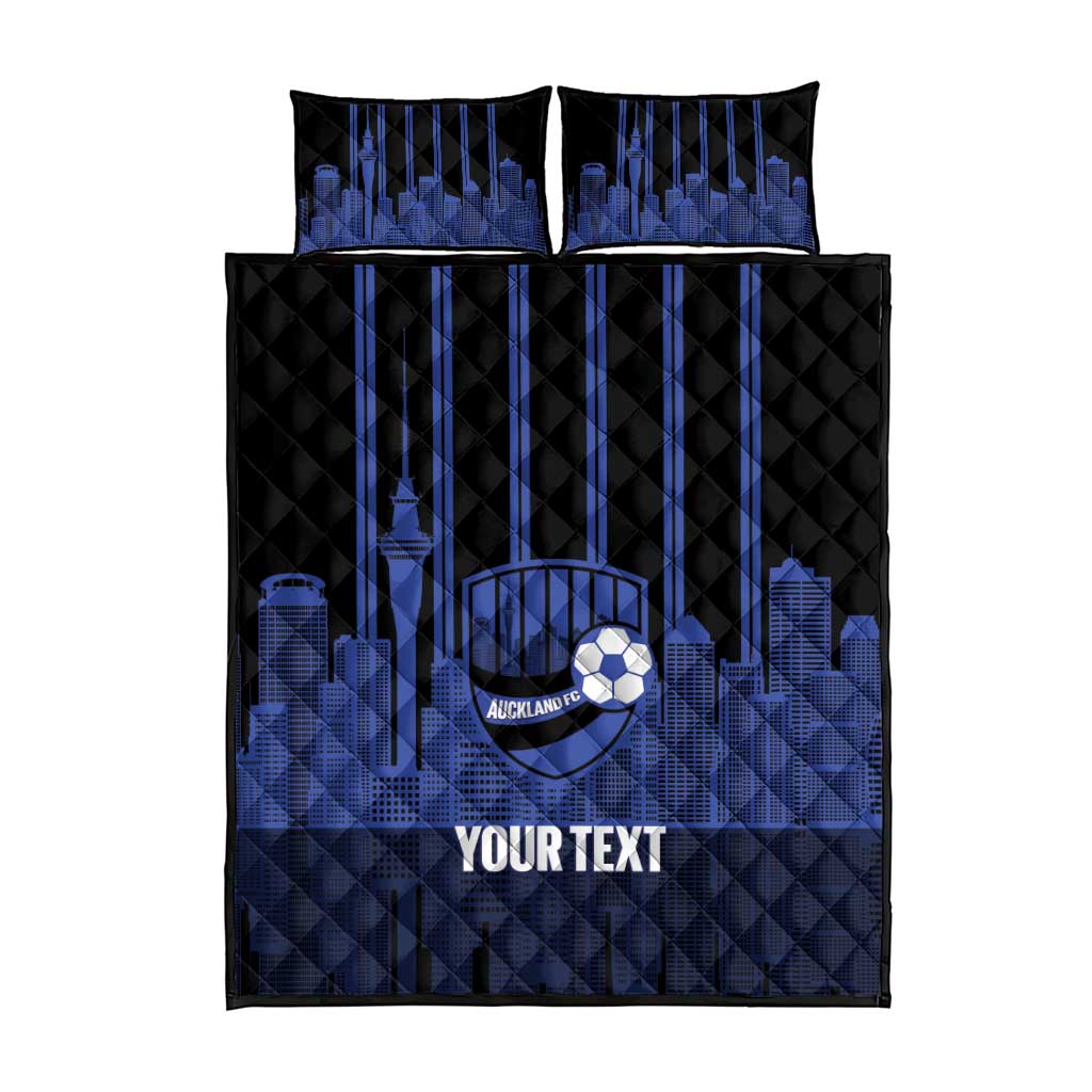 New Zealand Auckland Football Custom Quilt Bed Set Go City of Sails Est 2025 LT14 - Polynesian Pride